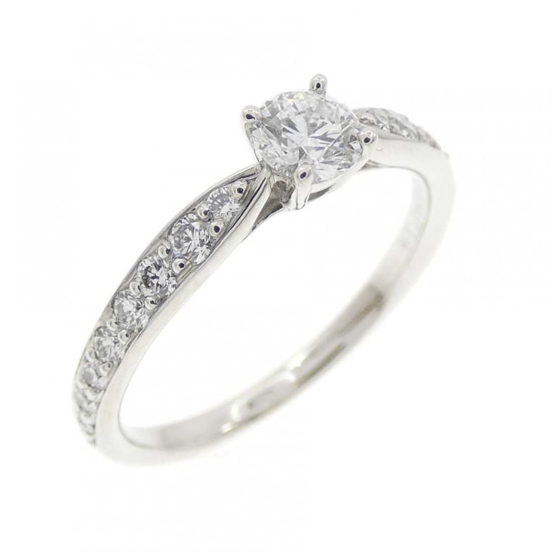 Tiffany Harmony Ring 0.19CT: --- Catalog ---Category: SizeJP Size: 7US Size: 4Category: DesignType: Band ringGender: WomenMaterial: Platinum 950Category: GeneralBrand: Tiffany--- Item List ---Section: ConditionRanking: Rank A