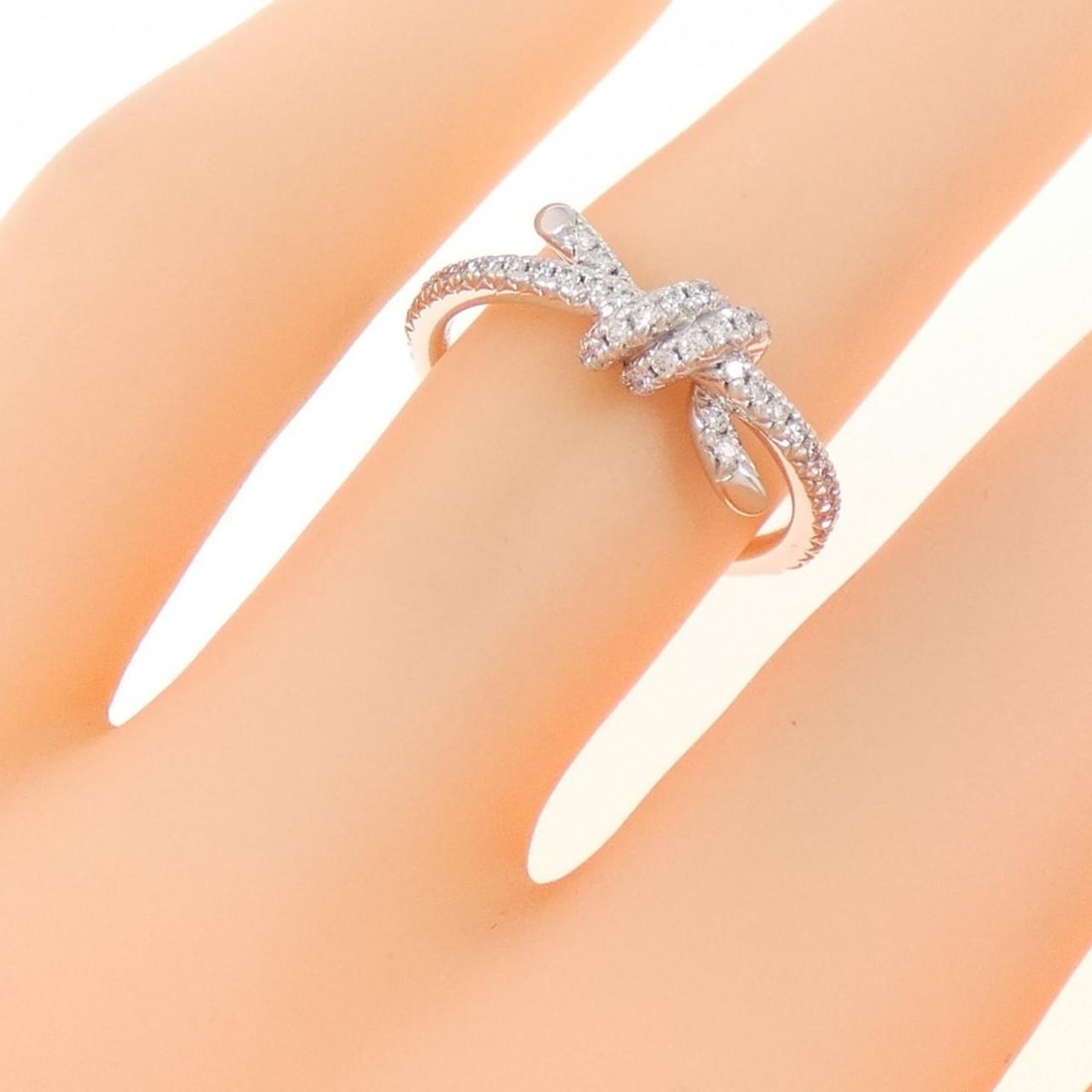 Tiffany Knot Ring 0.19CT - 5