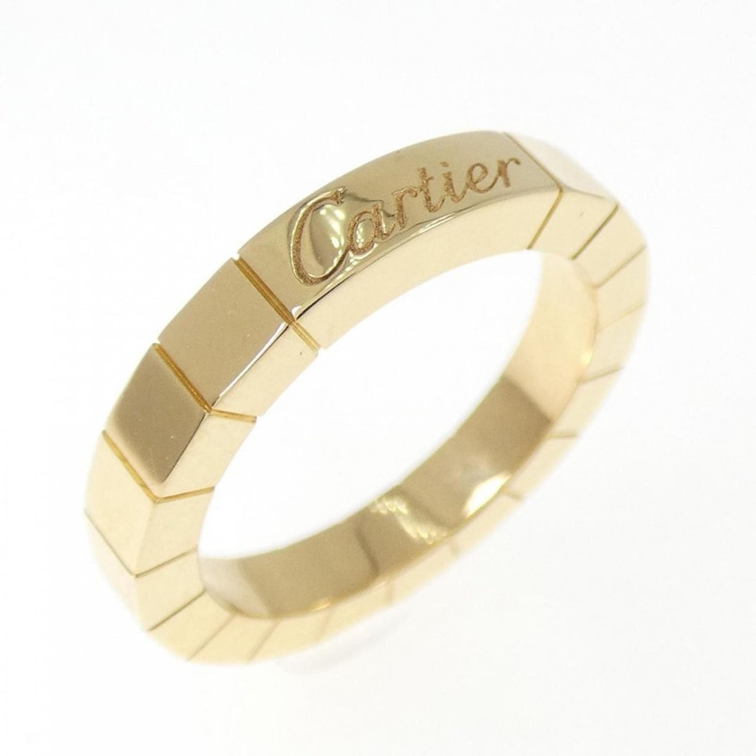 Cartier Lanieres Ring: --- Catalog ---Category: SizeJP Size: 6US Size: 3.5Category: DesignColor: Yellow goldGender: WomenMaterial: Yellow gold (18K)Category: GeneralBrand: Cartier--- Item List ---Section: ConditionRanking: 