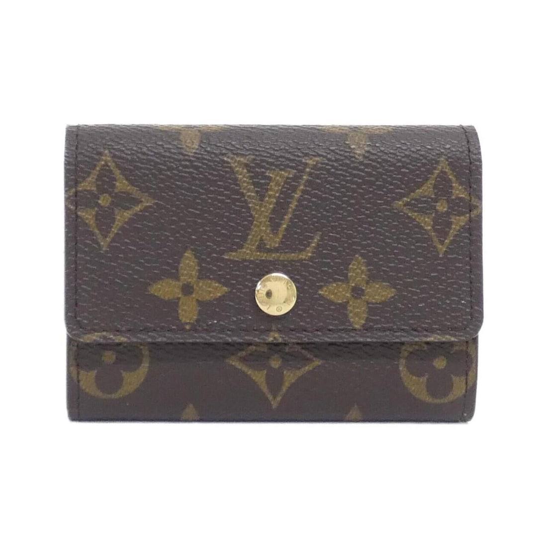 Louis Vuitton Monogram Porte Monnaie Plat M61930 Wallet/Coin Case: --- Catalog ---Category: SizeSize (HxWxD): 7cm x 10cm x 2cm / 2.75'' x 3.93'' x 0.78''Category: DesignType: Coin purse/coin caseColor: Marron, MonogramGender: Women,MenMaterial: Coated canvas