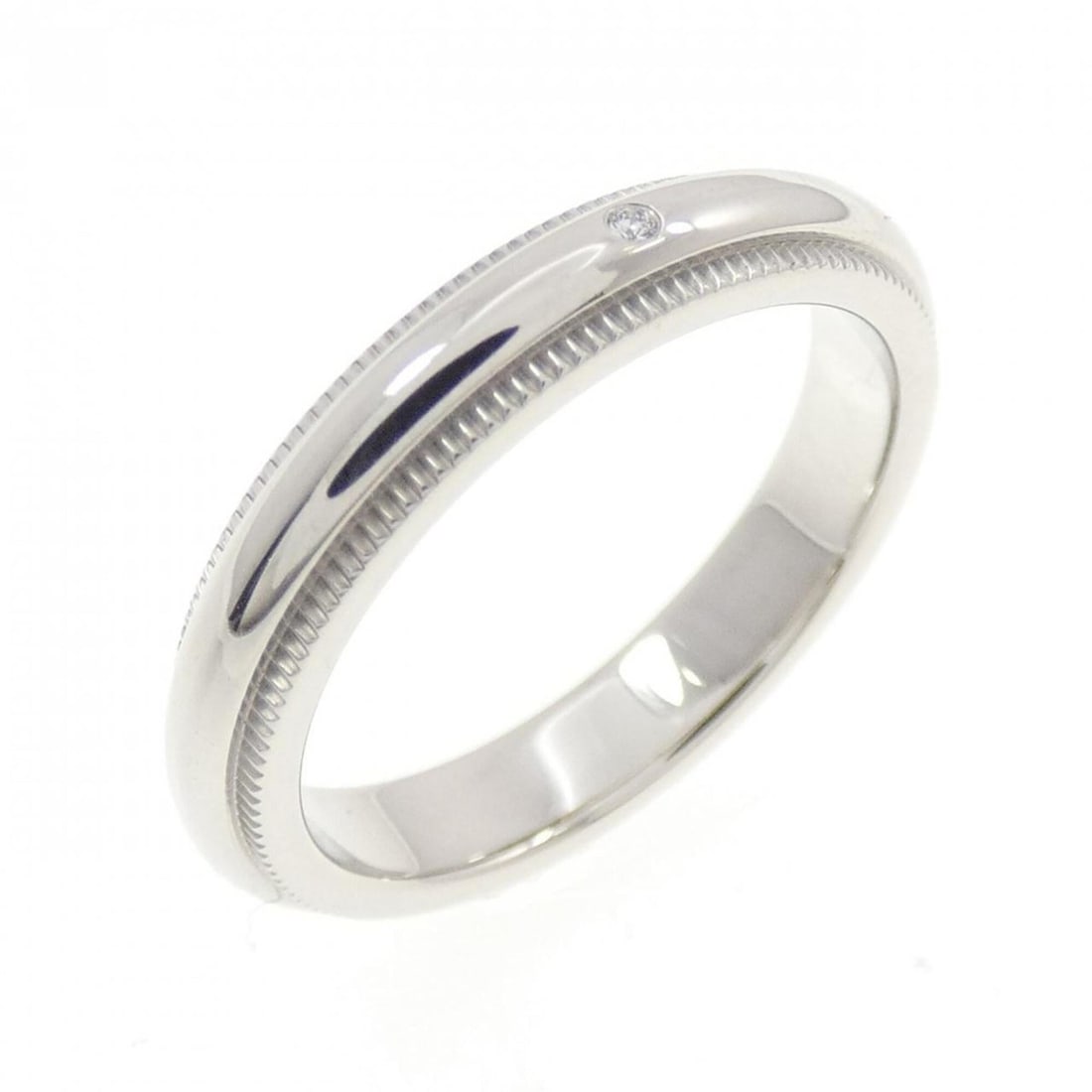 Tiffany & Co. Milgrain Ring: --- Catalog ---Category: SizeJP Size: 6.5US Size: 3.5Category: DesignColor: SilverGender: WomenMaterial: Platinum 950Category: GeneralBrand: Tiffany--- Item List ---Section: ConditionRanking: Rank A