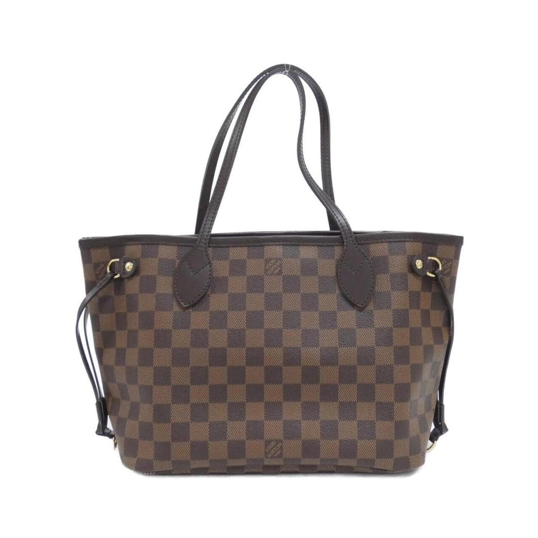 Louis Vuitton Damier Neverfull PM N51109 Handbag: --- Catalog ---Category: SizeSize (HxWxD): 22cm x 28cm x 13cm / 8.66'' x 11.02'' x 5.11''Category: DesignType: HandbagColor: Damier Canvas, EbeneGender: Women,MenMaterial: Coated canvas Category: Gene