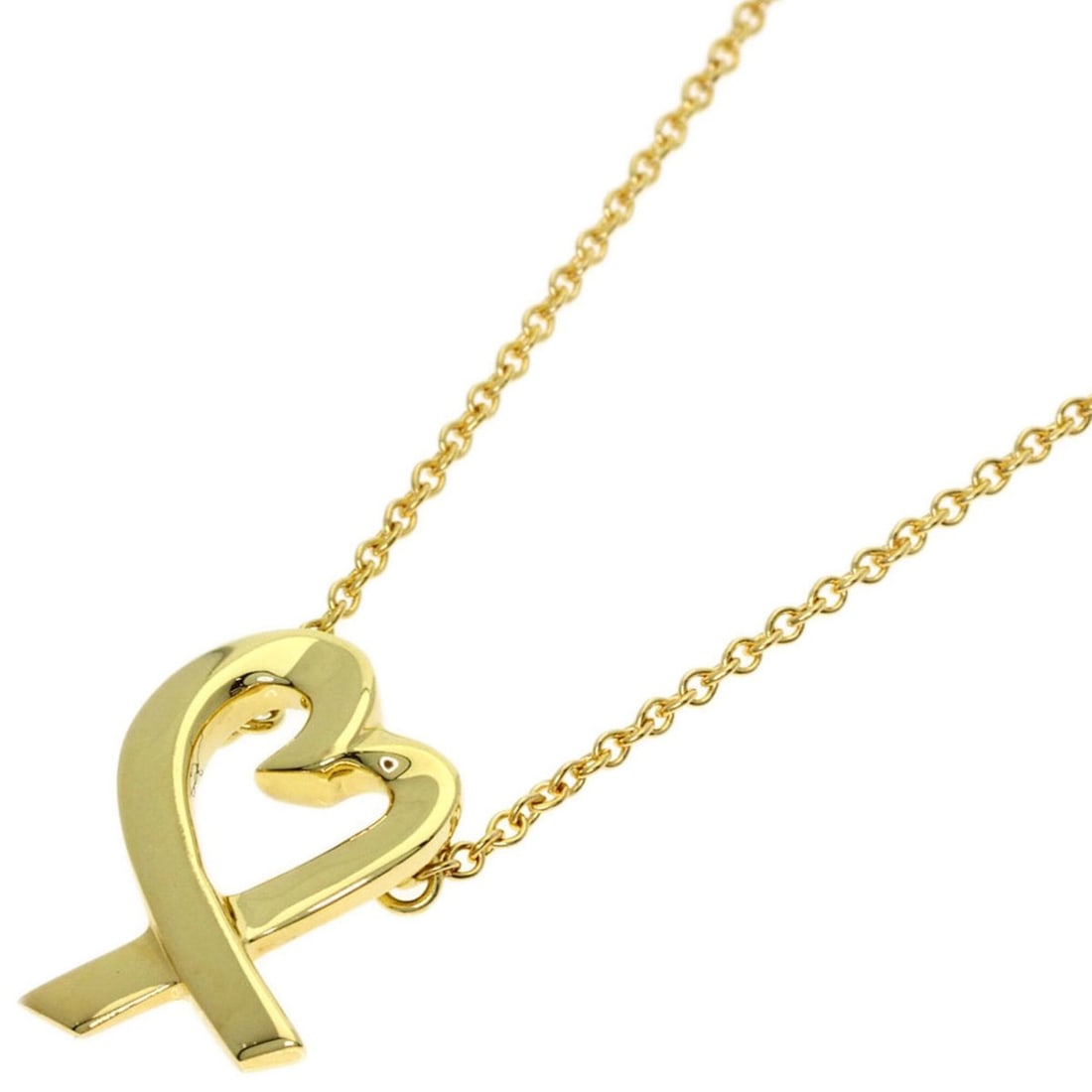 Tiffany & Co. Loving Heart Necklace, 18K Yellow Gold, Women's.: --- Catalog ---Category: SizePendant Size: 13.5mm x 9.8mm / 0.53'' x 0.38''Neck Circumference: 41 cm / 16.14''Category: DesignGender: WomenMaterial: Yellow gold (18K)Necklace Type: NecklaceCategory: G