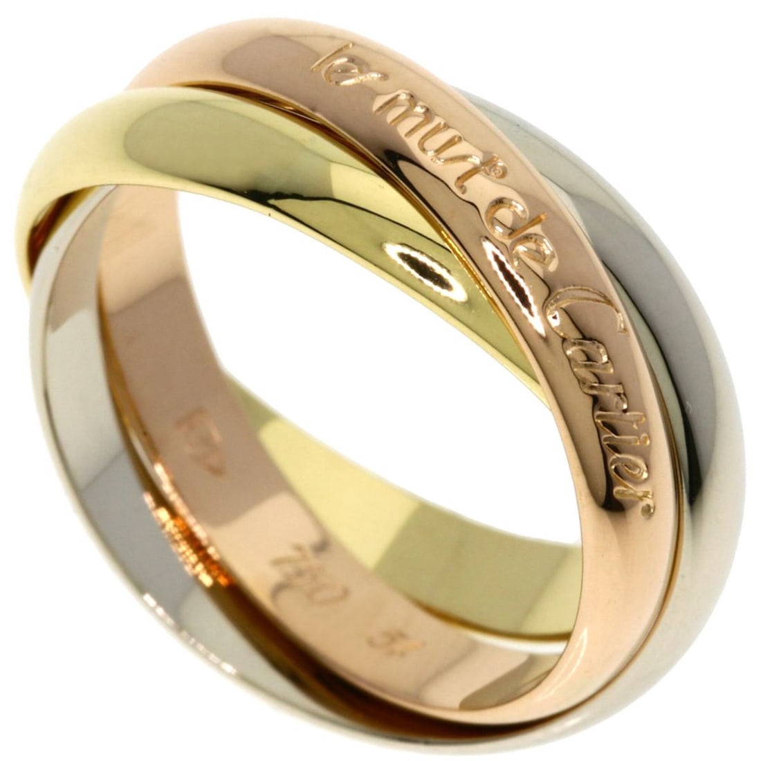 Cartier Trinity #54 Ring - 18K Yellow Gold/18K Pink White Gold Women's CARTIER (1 of 6)