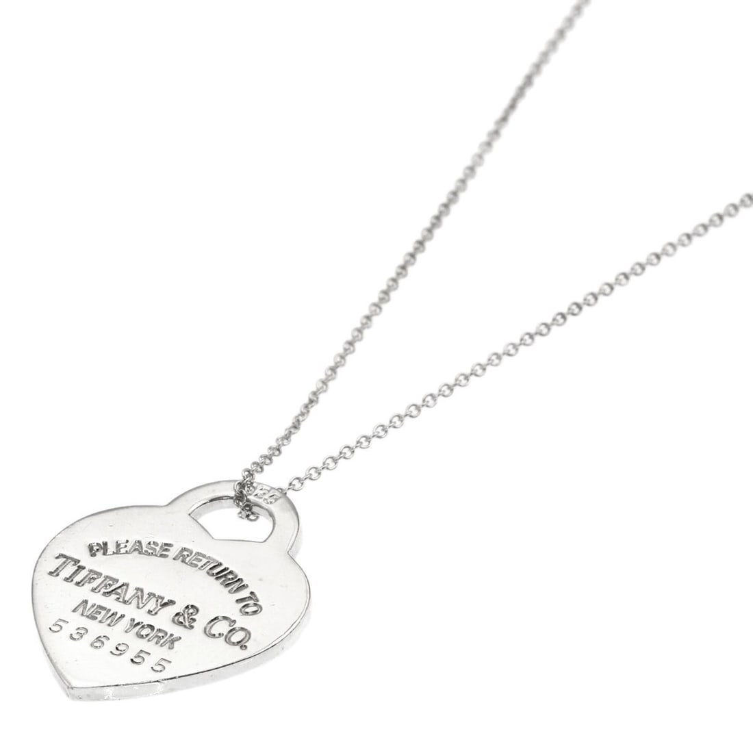 Tiffany & Co. Return to Heart Tag Necklace, Silver, Women's.: --- Catalog ---Category: SizePendant Size: 25.2mm x 20.4mm / 0.99'' x 0.8''Neck Circumference: 44 cm / 17.32''Category: DesignGender: WomenMaterial: SilverNecklace Type: NecklaceCategory: GeneralBrand
