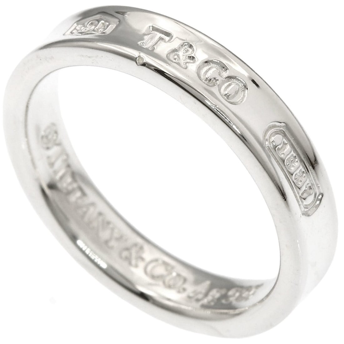 Tiffany & Co. 1837 Narrow Ring, Silver, Women's. (1 of 12)