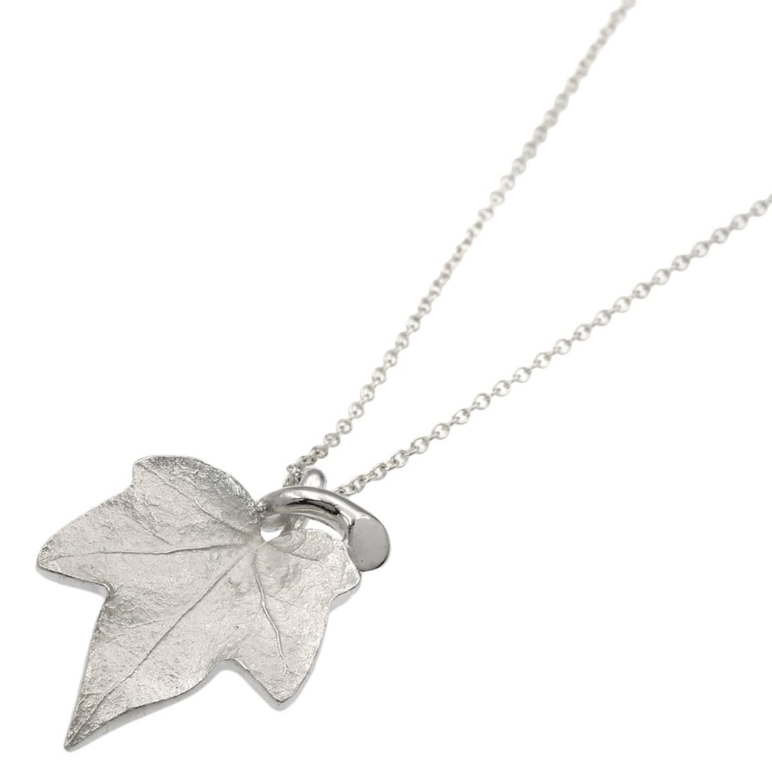 Tiffany & Co. Leaf Motif Necklace, Silver, Women's. (1 of 12)