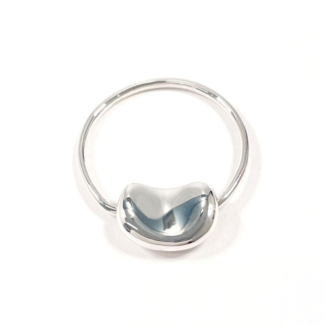 TIFFANY&Co. Tiffany Bean Elsa Peretti Ring - Sterling Silver 925 Women's: --- Catalog ---Category: SizeJP Size: 13US Size: 6.5Category: DesignType: Band ringColor: SilverGender: WomenMaterial: Silver 925Category: GeneralBrand: Tiffany--- Item List ---Section: