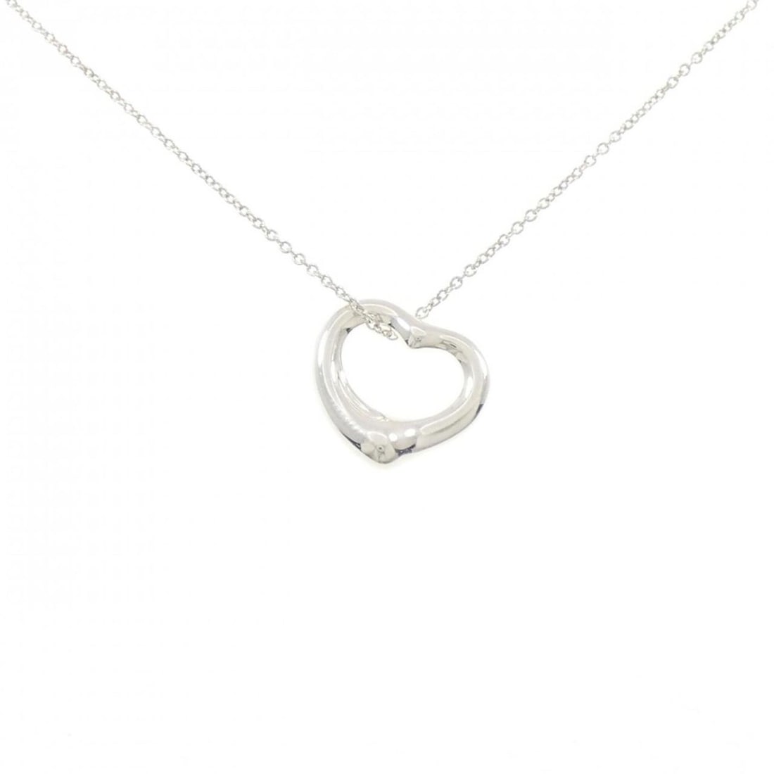Tiffany Open Heart Necklace: --- Catalog ---Category: SizePendant Size: 15.2mm x 15.2mm / 0.59'' x 0.59''Neck Circumference: 40 cm / 15.74''Category: DesignGender: WomenMaterial: Silver 925Pendant Type: PendantNecklace Type: