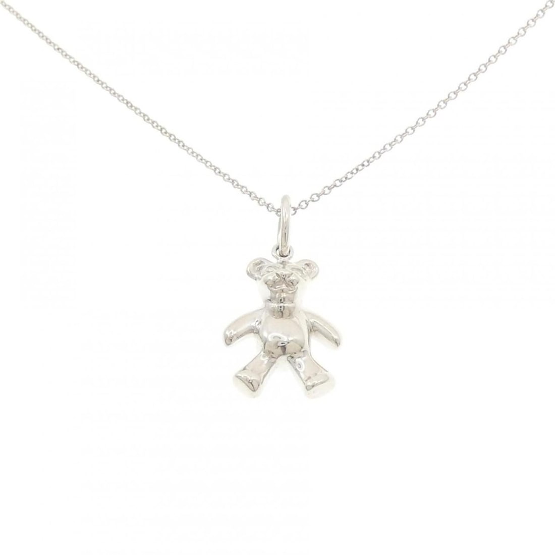 Tiffany Teddy Bear Necklace: --- Catalog ---Category: SizePendant Size: 24mm x 13.2mm / 0.94'' x 0.51''Neck Circumference: 41 cm / 16.14''Category: DesignGender: WomenMaterial: Silver 925Pendant Type: PendantNecklace Type: