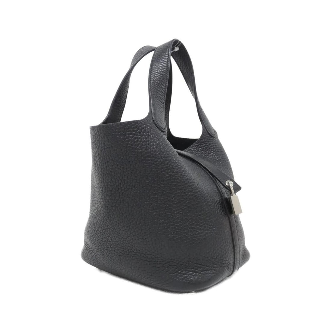 Hermes Picotin Lock PM 056289CK Handbag: --- Catalog ---Category: SizeSize (HxWxD): 18.5cm x 18cm x 13cm / 7.28'' x 7.08'' x 5.11''Category: DesignType: HandbagColor: BlackGender: WomenMaterial: Taurillon clemence leather Category:
