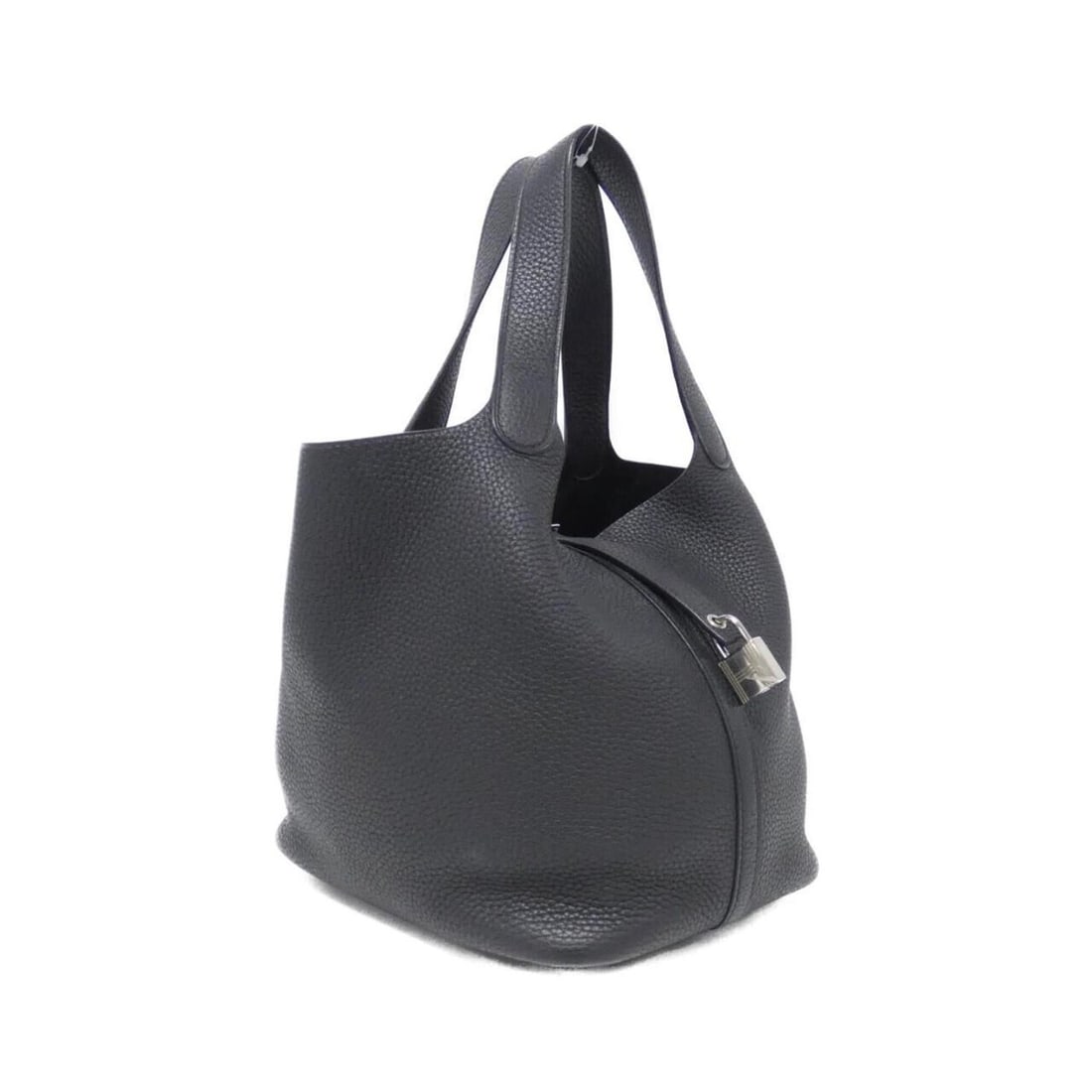 Hermes Picotin Lock MM 060991CK Handbag: --- Catalog ---Category: SizeSize (HxWxD): 23cm x 22cm x 18cm / 9.05'' x 8.66'' x 7.08''Category: DesignType: HandbagColor: BlackGender: WomenMaterial: Taurillon clemence leather Category: GeneralMPN: