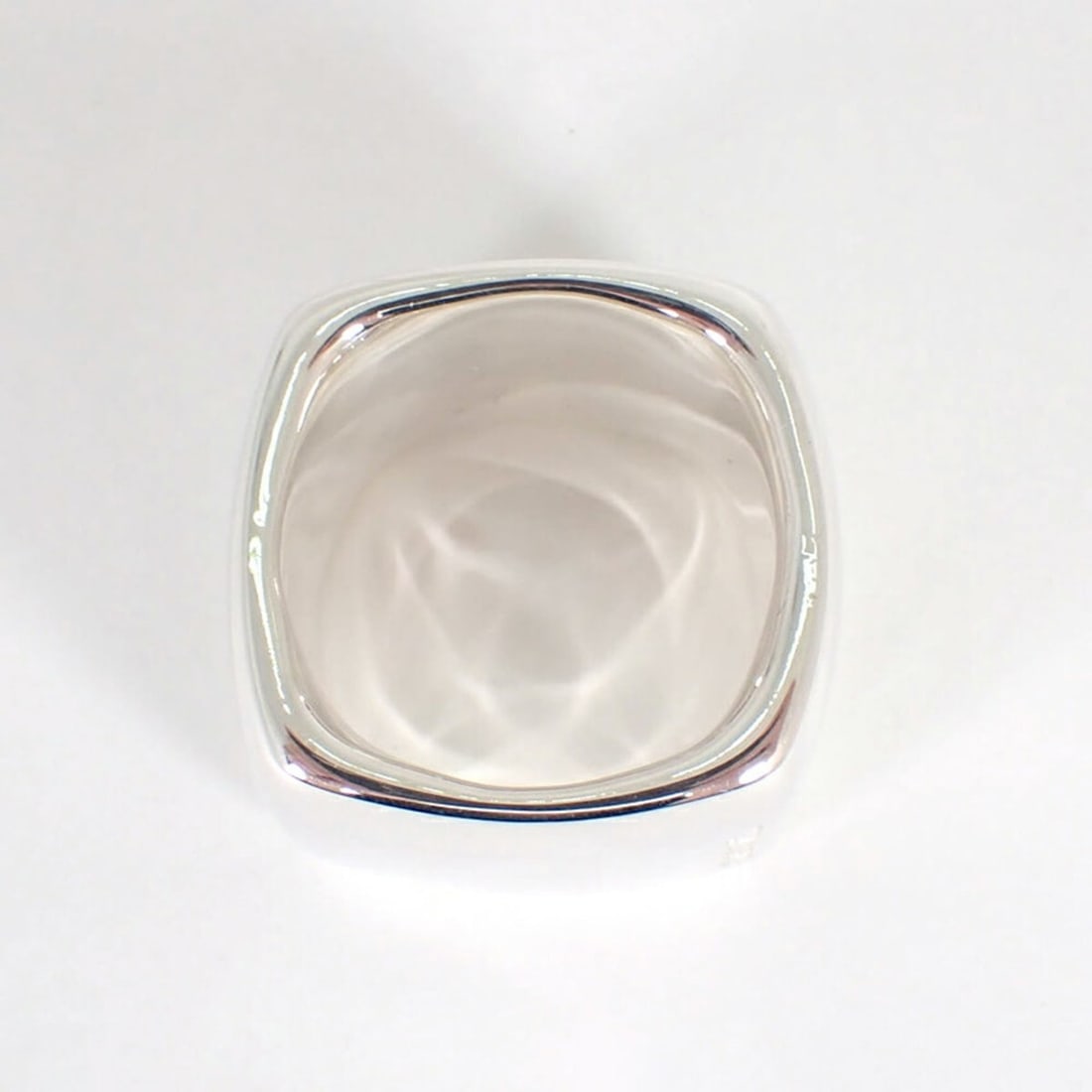CHANEL 925 Square Wide Ring, Size 15 - 7