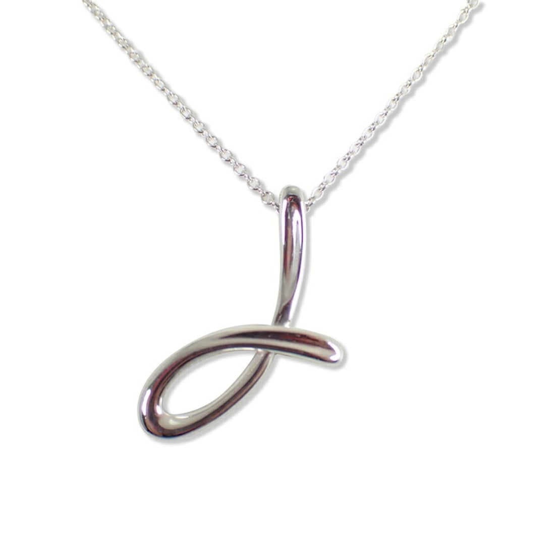 TIFFANY & Co. 925 Initial Pendant Necklace: --- Catalog ---Category: SizePendant Size: 26mm x 12mm / 1.02'' x 0.47''Neck Circumference: 41 cm / 16.14''Category: DesignColor: SilverGender: WomenMaterial: Sterling silver 925Pendant Type: PendantN