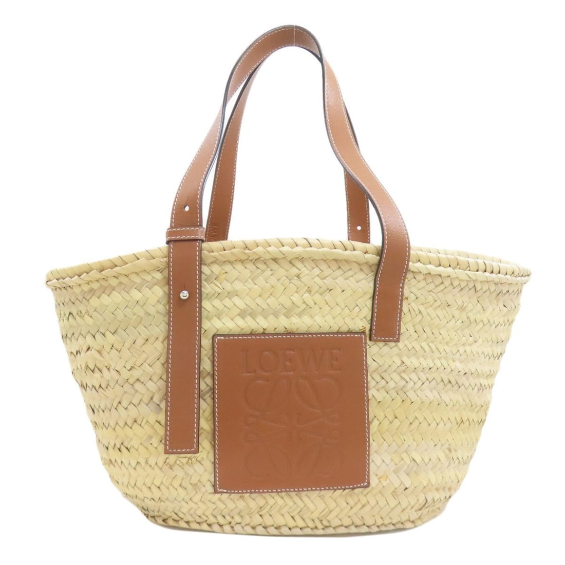 Loewe Basket Bag Tote Raffia Women's LOEWE: --- Catalog ---Category: SizeSize (HxWxD): 24cm x 46.5cm x 19cm / 9.44'' x 18.3'' x 7.48''Category: DesignType: Basket, Tote bagColor: BeigeGender: WomenMaterial: Raffia Category: GeneralBrand: Loewe-