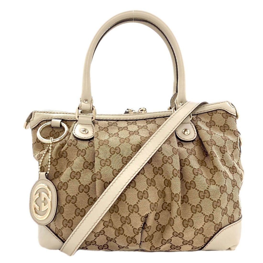 Gucci 247902 Sukey GG 2-Way Tote Bag Canvas Women's GUCCI (1 of 20)