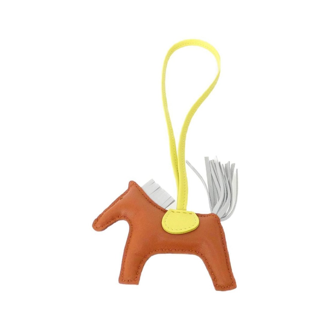 Hermes Rodeo Accessory Bag Charm PM 064929CA: --- Catalog ---Category: SizeSize (HxWxD): 75.00mm x 85.00mm / 2.95'' x 3.35''Category: DesignType: Handbag charmColor: BrownGender: Men,WomenMaterial: Agneau MiloCategory: GeneralMPN: 064929CABrand: