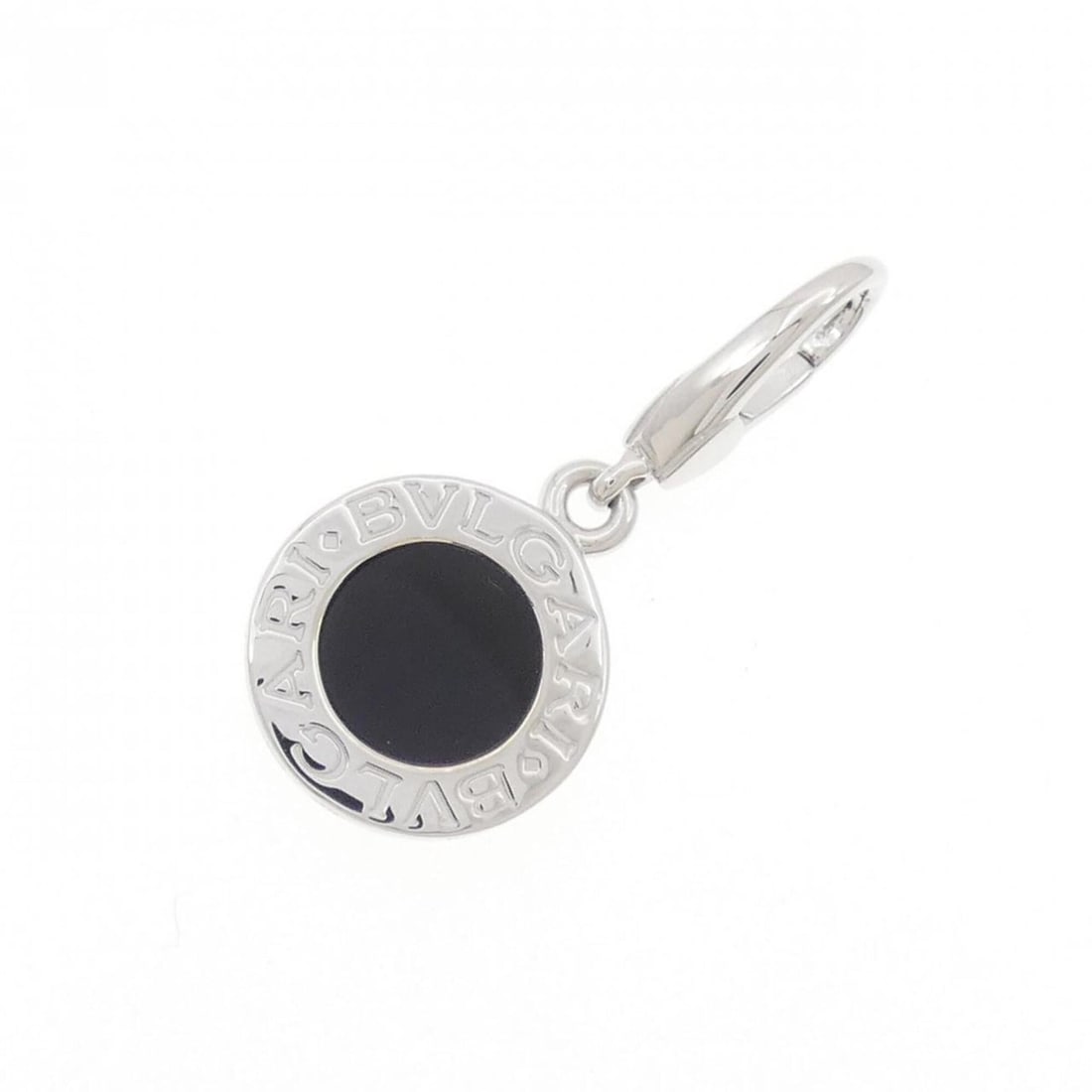 Bvlgari Charm: --- Catalog ---Category: SizeSize (HxWxD): 28.40mm x 13.00mm / 1.12'' x 0.51''Category: DesignType: Necklace charmStone: OnyxGender: WomenMaterial: White gold (18K)Category: GeneralMPN: 078383CKBrand: