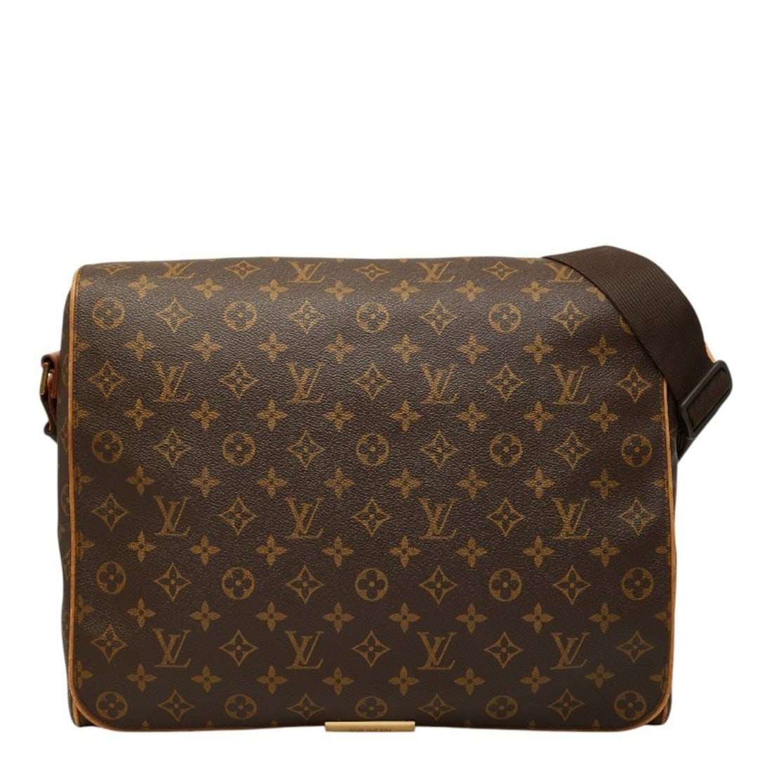 Louis Vuitton Monogram Abesses Crossbody Shoulder Bag M45257 Brown Leather Women's LOUIS VUITTON: --- Catalog ---Category: SizeSize (HxWxD): 30cm x 36cm x 10.5cm / 11.81'' x 14.17'' x 4.13''Category: DesignType: Shoulder bagColor: BrownGender: WomenMaterial: PVC , Leather Category: GeneralMPN: