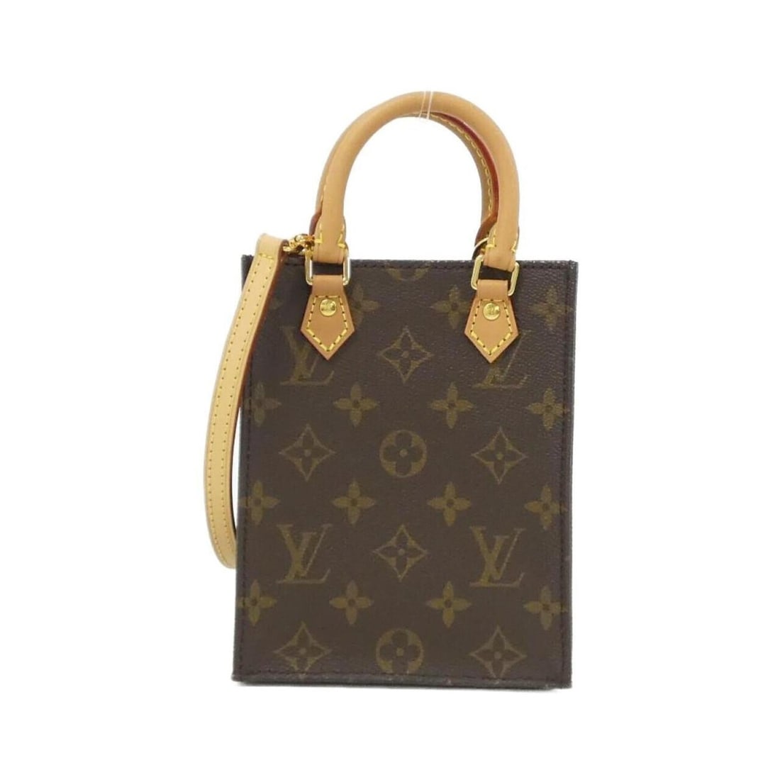 Louis Vuitton Monogram Petite Sac Plat M69442 Handbag: --- Catalog ---Category: SizeSize (HxWxD): 17cm x 14cm x 5cm / 6.69'' x 5.51'' x 1.96''Category: DesignType: HandbagColor: MarronGender: WomenMaterial: Coated canvas Hardware Color: GoldCategory: