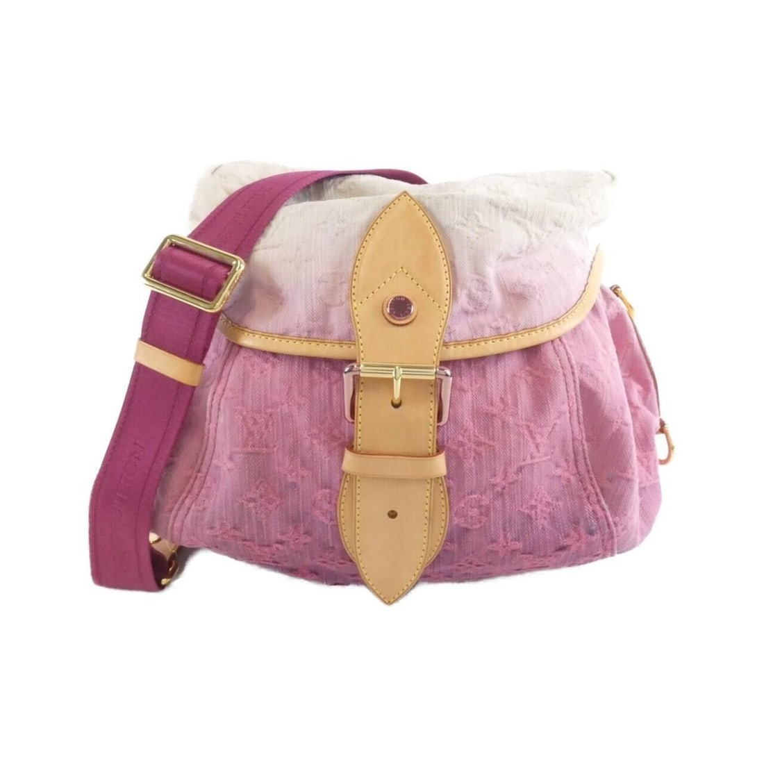 Louis Vuitton Monogram Denim Sunshine M93183 Shoulder Bag: --- Catalog ---Category: SizeSize (HxWxD): 27cm x 33cm x 12cm / 10.62'' x 12.99'' x 4.72''Category: DesignType: Shoulder bagColor: RoseGender: WomenMaterial: Denim Hardware Color: GoldCategory: