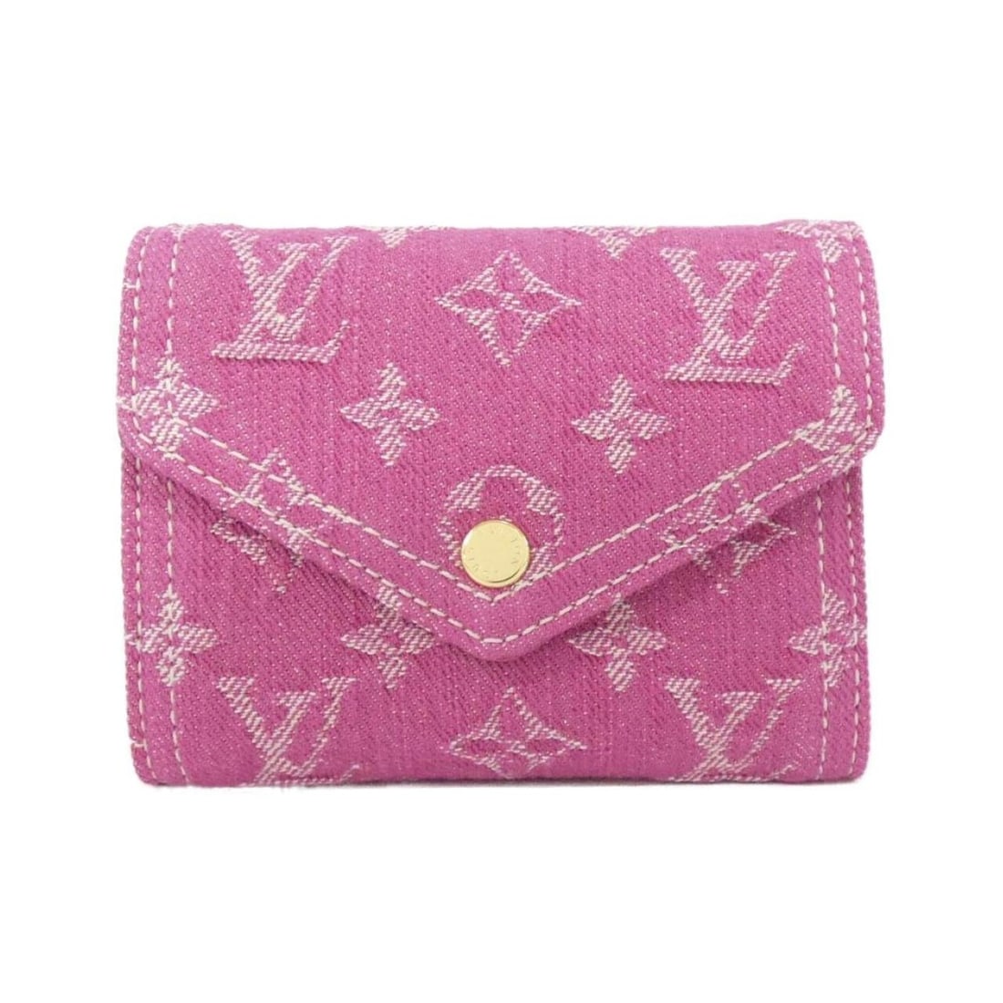 Louis Vuitton Monogram Denim Portefeuille Victorine M27707 Wallet: --- Catalog ---Category: SizeSize (HxWxD): 9.5cm x 12cm x 2cm / 3.74'' x 4.72'' x 0.78''Category: DesignType: Wallet (tri-fold)Color: FuchsiaGender: WomenMaterial: Denim Category: GeneralMPN: