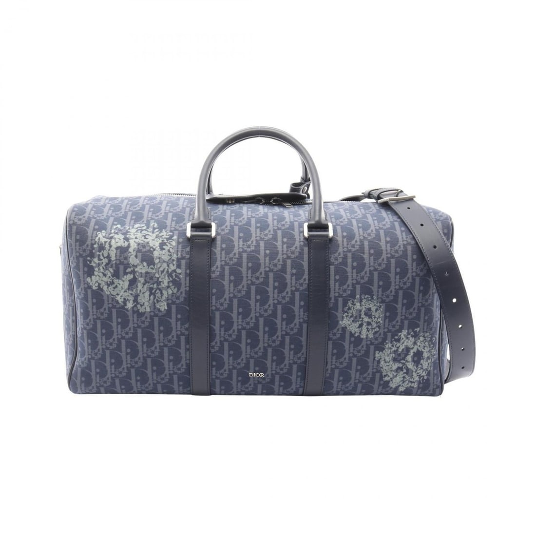Christian Dior Dior x Denim Tears Lango 50 Oblique Peace Sign Boston Bag Handbag Canvas Leather: --- Catalog ---Category: SizeSize (HxWxD): 24cm x 50cm x 21cm / 9.44'' x 19.68'' x 8.26''Category: DesignType: Boston bag, HandbagColor: NavyGender: Men,WomenMaterial: Canvas , Leather Category: Gener