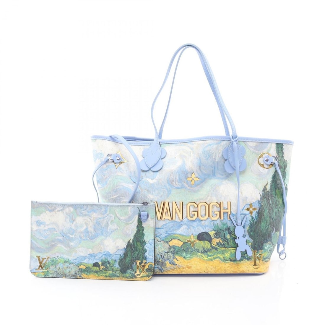 Louis Vuitton Masters Collection Neverfull MM Van Gogh Tote Bag Handbag, Coated Canvas Leather,: --- Catalog ---Category: SizeSize (HxWxD): 29cm x 32cm x 16cm / 11.41'' x 12.59'' x 6.29''Category: DesignType: Handbag, Tote bagColor: Blue, Multi-colorGender: WomenMaterial: Coated canvas , Leather 