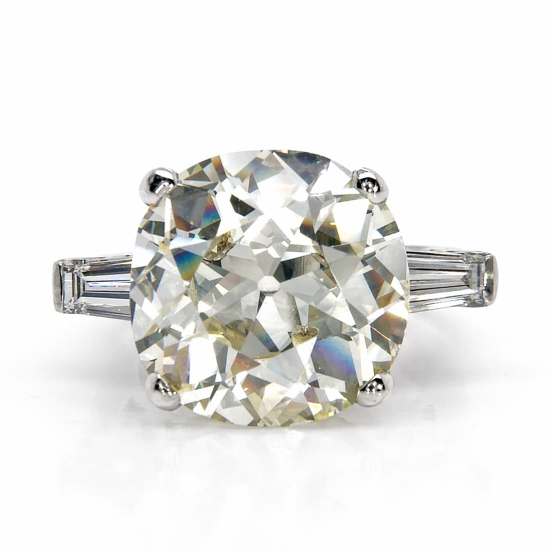 Art Deco Platinum 7.51 Ct. Diamond Ring (1 of 1)