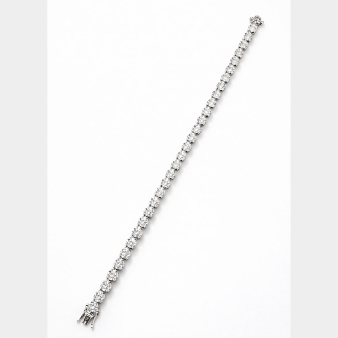 18K WG 11.20 Ct. High-Jewelry Diamond Bracelet (1 of 1)