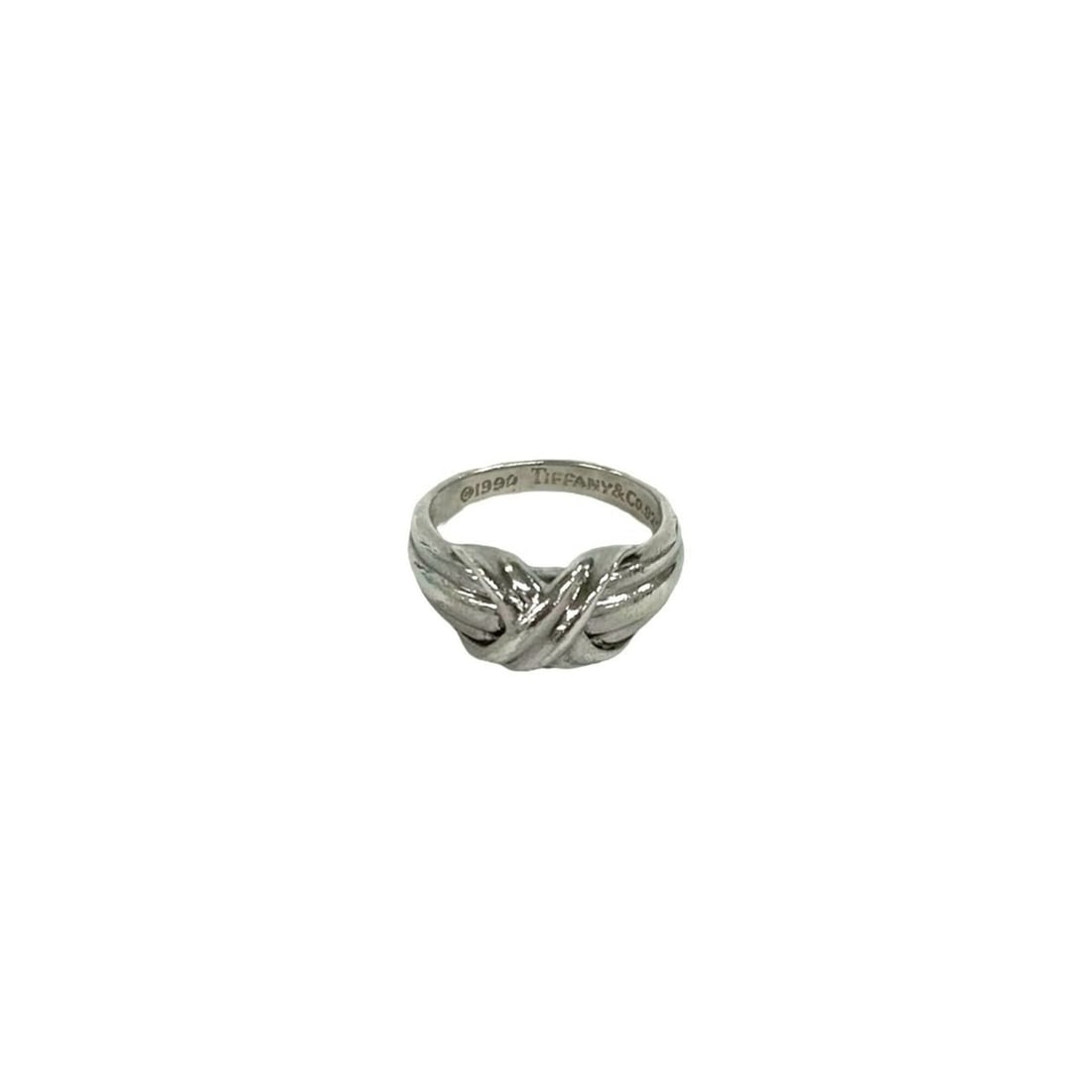 TIFFANY&Co. Tiffany Signature Ring 925 Sterling Silver Accessory Jewelry Women's -0505: --- Catalog ---Category: SizeJP Size: 7US Size: 4Category: DesignType: Band ringColor: SilverGender: WomenMaterial: Silver 925Category: GeneralBrand: Tiffany--- Item List ---Section: ConditionRanking:
