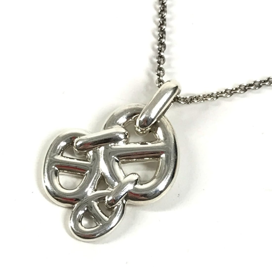 HERMES Chaine d'Ancre PM Enchainee Necklace, Accessory, Jewelry, Chain AG925, Men's, Women's, Silver: --- Catalog ---Category: SizeNeck Circumference: 41 cm / 16.14''Category: DesignColor: SilverGender: Men,WomenMaterial: Silver 925Necklace Type: NecklaceCategory: GeneralBrand: HermesCountry of Origin