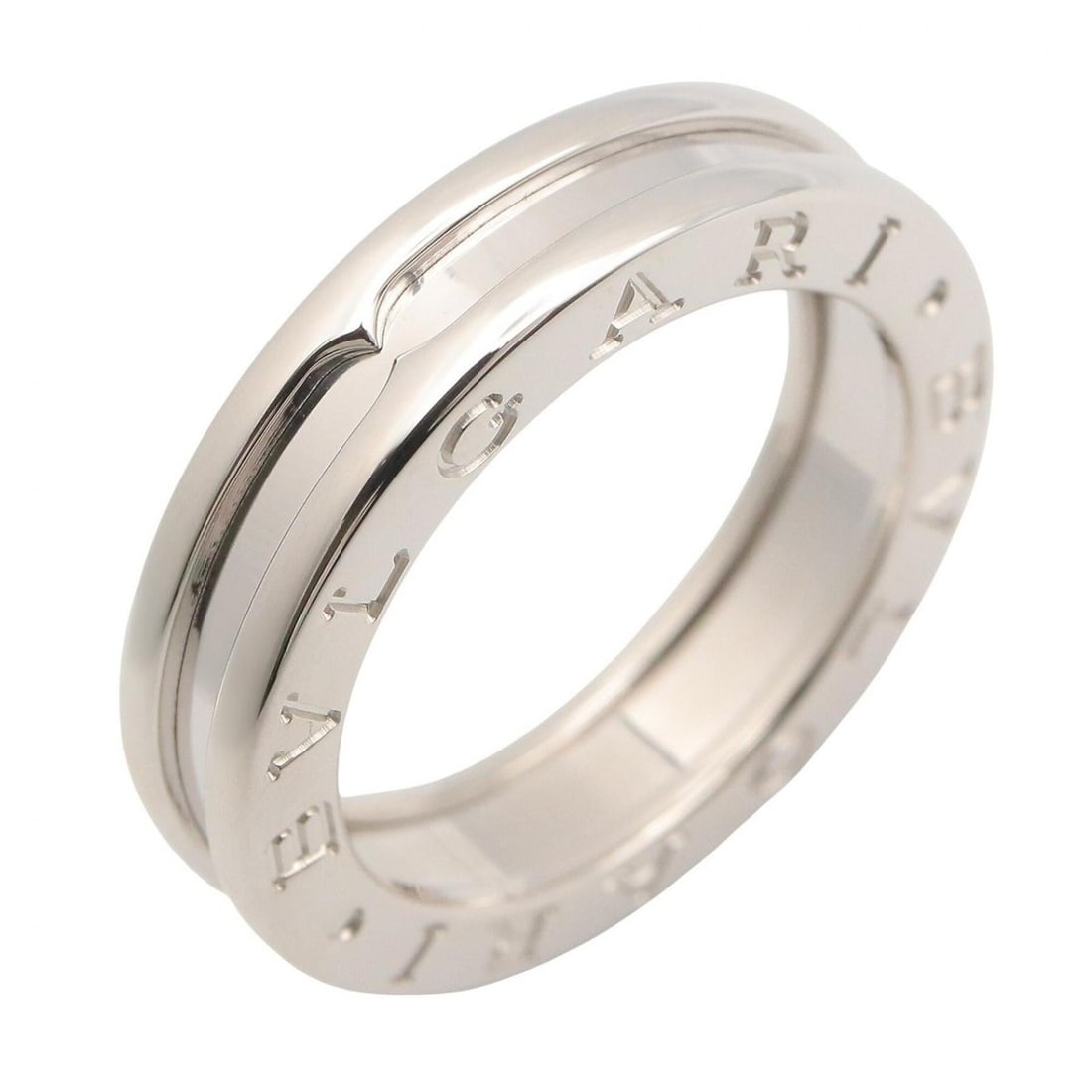 Bulgari BVLGARI B-zero1 Ring, 1-band ring, jewelry, 18KWG (white gold), men's and women's, silver: --- Catalog ---Category: SizeJP Size: 9.5US Size: 5Category: DesignType: Band ringColor: SilverGender: Men,WomenMaterial: White gold (18K)Category: GeneralMPN: 346566Line: B.zero1Brand: Bvlgari--- Ite