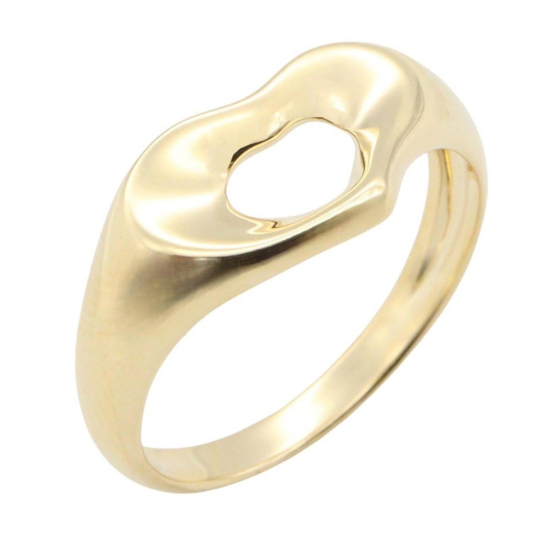 Tiffany & Co. Open Heart Ring, 18K (Yellow Gold), Women's Jewelry, Gold Tone: --- Catalog ---Category: SizeJP Size: 10.5US Size: 5.5Category: DesignType: Band ringColor: GoldGender: WomenMaterial: Yellow gold (18K)Category: GeneralLine: 1837Brand: Tiffany--- Item List ---Sectio