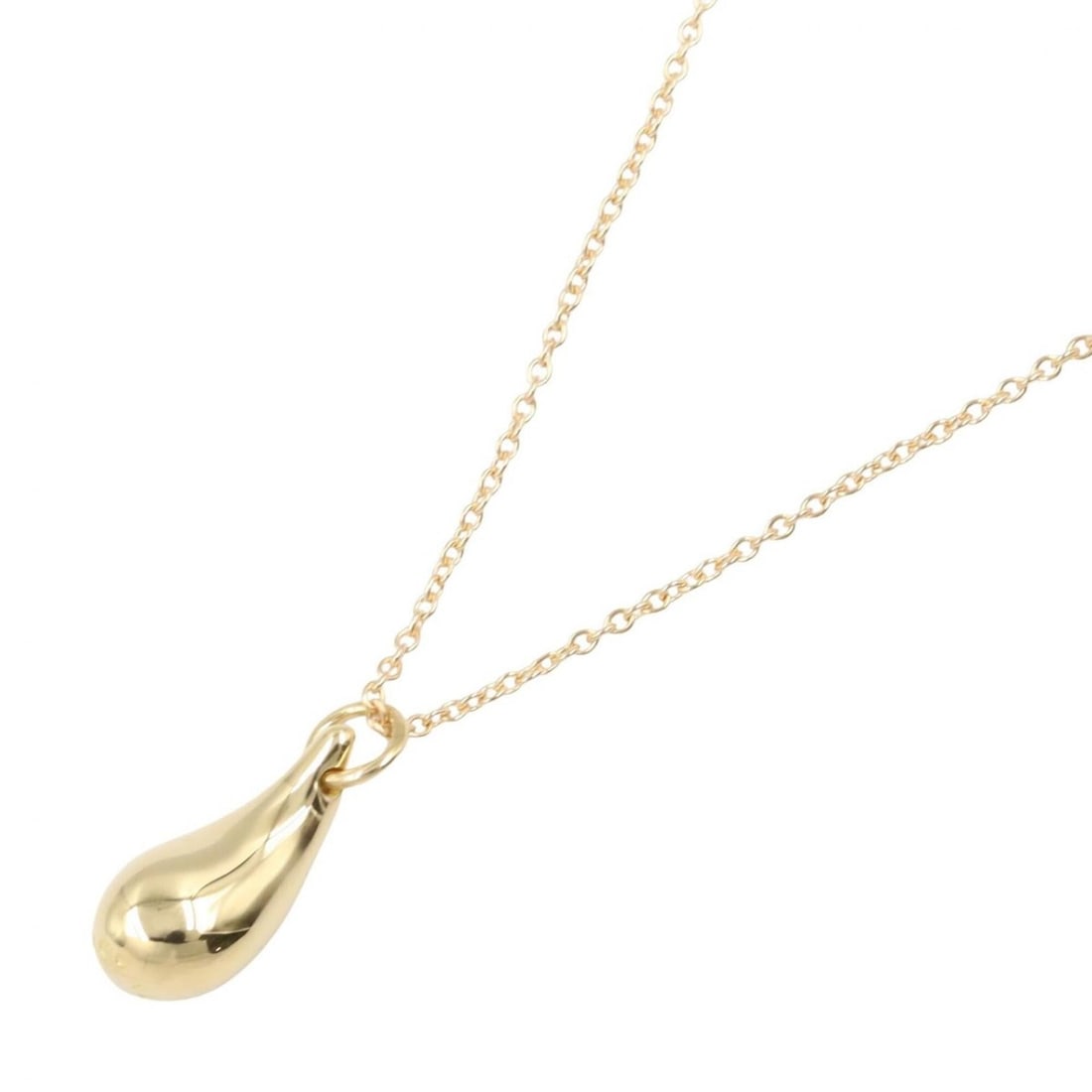 Tiffany & Co. Teardrop Necklace, 18K (Yellow Gold), Women's Jewelry, Gold Tone: --- Catalog ---Category: SizePendant Size: 14mm x 6mm / 0.55'' x 0.23''Neck Circumference: 41 cm / 16.14''Category: DesignColor: Yellow goldGender: WomenMaterial: Yellow gold (18K)Necklace Type: Neckl