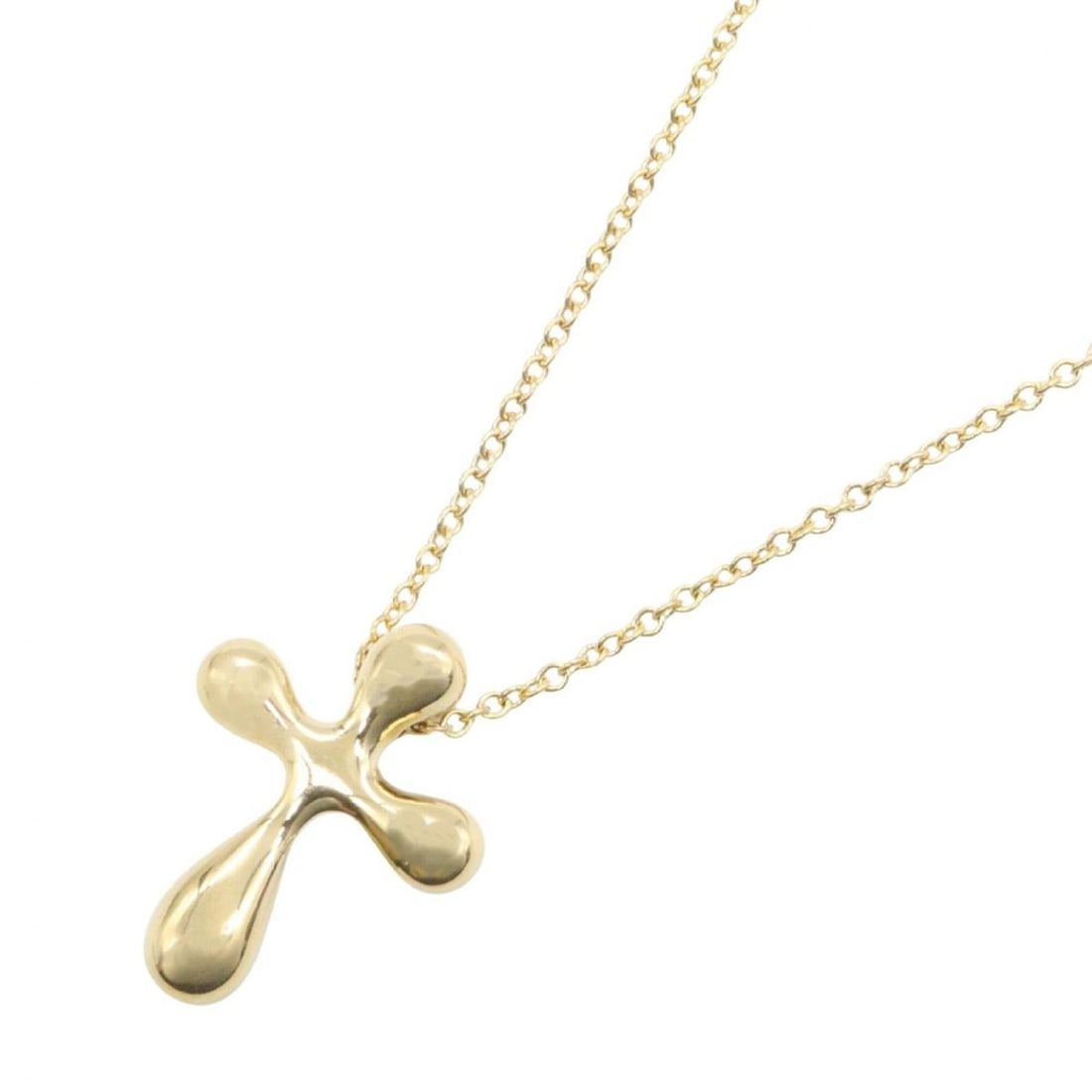 Tiffany & Co. Small Cross Necklace, 18K (Yellow Gold), Women's Jewelry, Gold Tone: --- Catalog ---Category: SizePendant Size: 16mm x 12mm / 0.62'' x 0.47''Neck Circumference: 41.5 cm / 16.33''Category: DesignColor: GoldGender: WomenMaterial: Yellow gold (18K)Necklace Type: NecklaceC