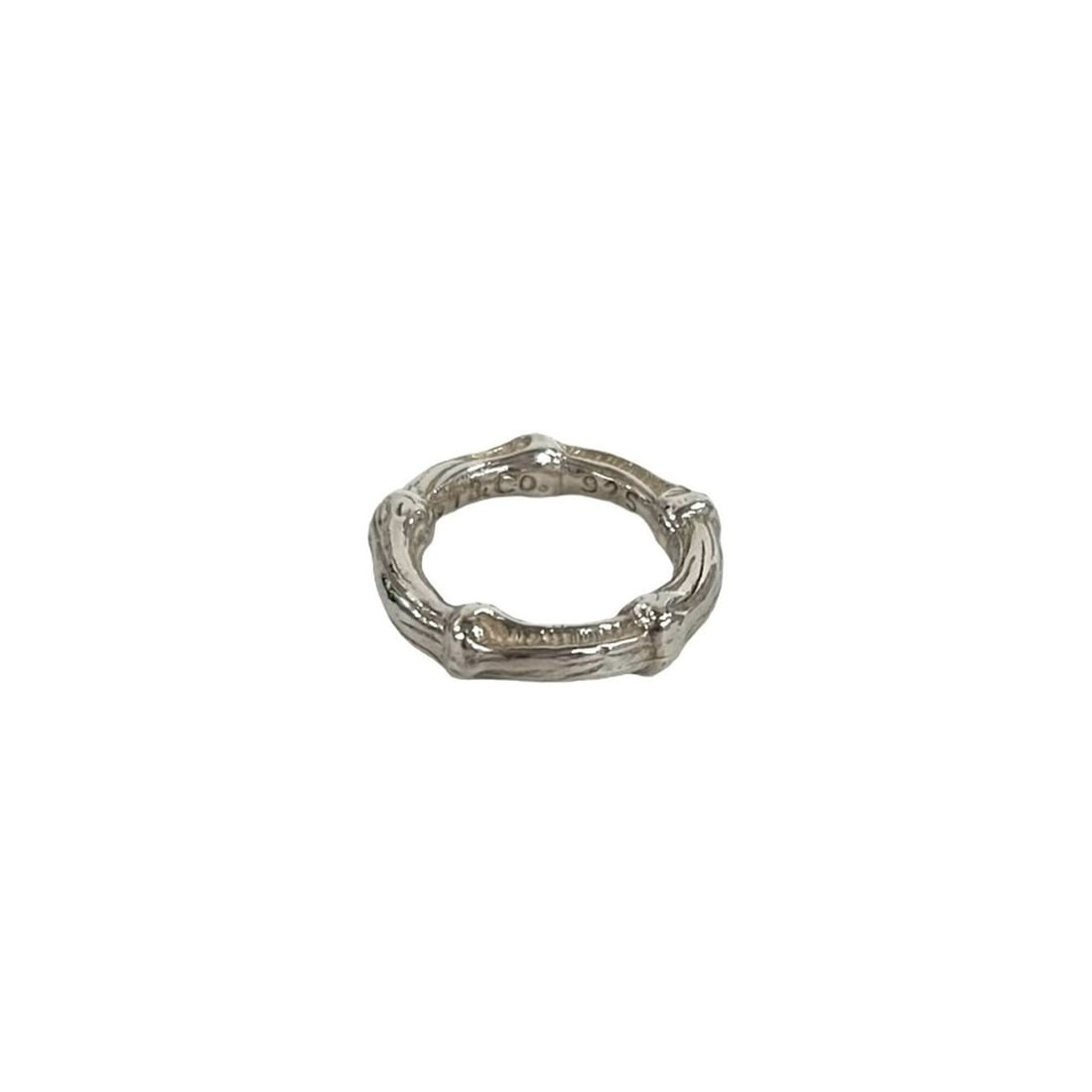 TIFFANY&Co. Tiffany Bamboo 925 Ring, Women's Silver Jewelry, Item No. 38475: --- Catalog ---Category: SizeJP Size: 5US Size: 3.5Category: DesignType: Band ringColor: SilverGender: WomenMaterial: Silver 925Category: GeneralBrand: Tiffany--- Item List ---Section: ConditionRankin