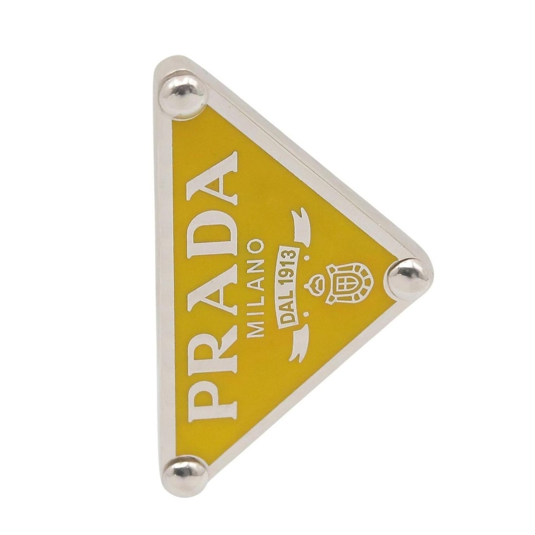 Prada PRADA 1JO722 SV925 Right Earring Jewelry Silver 925 Men's Women's Yellow: --- Catalog ---Category: SizeSize (HxWxD): 30.70mm x 17.70mm / 1.21'' x 0.70''Category: DesignType: Clip earringsColor: Silver, YellowGender: Men,WomenMaterial: Silver 925Single earring: YesCategory: 
