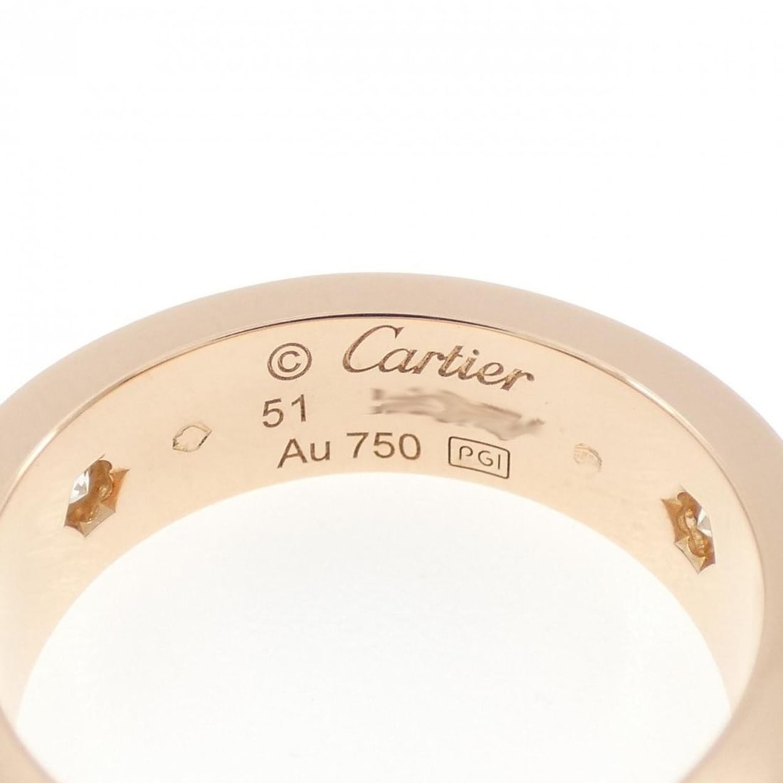 Cartier Love Half-Diamond Ring - 4
