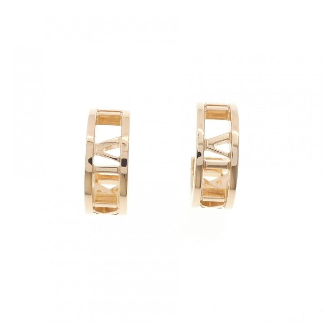 Tiffany Atlas Earrings: --- Catalog ---Category: SizeSize (HxWxD): 13.60mm x 5.20mm / 0.54'' x 0.20''Category: DesignType: Stud earringsGender: WomenMaterial: Pink gold (18K)Category: GeneralBrand: Tiffany--- Item List