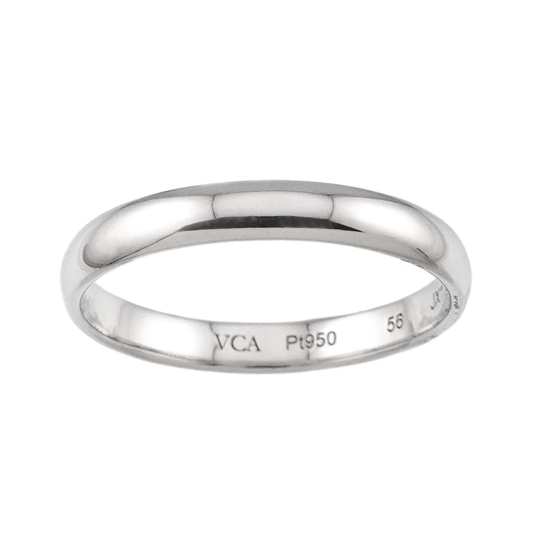 Van Cleef & Arpels Tendrement #56 Ring, 3mm wide, Platinum.: --- Catalog ---Category: SizeJP Size: 16US Size: 8Category: DesignType: Band ringColor: PlatinumGender: WomenMaterial: Platinum 950Category: GeneralBrand: Van Cleef & Arpels--- Item List ---Section: