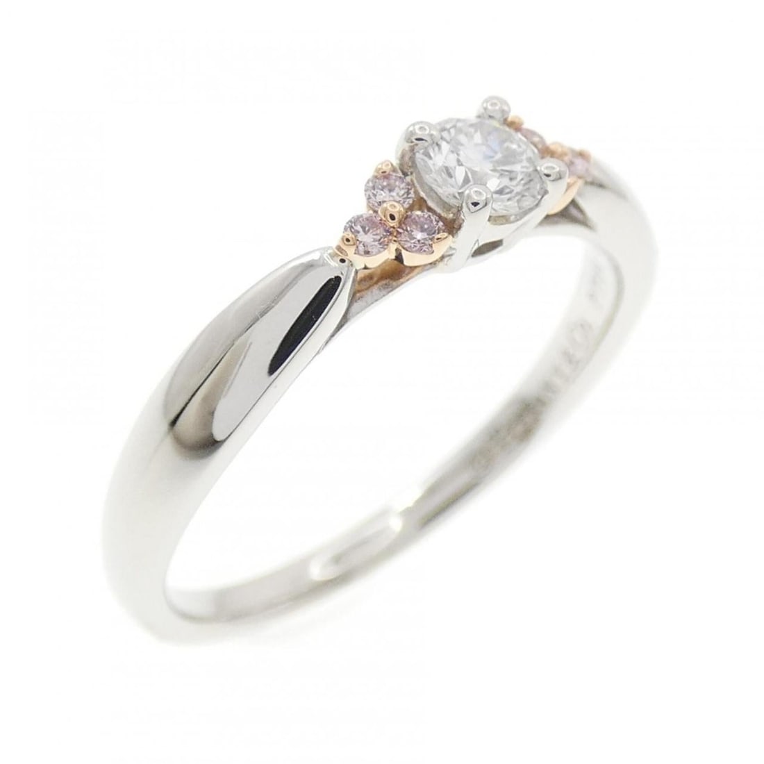 Tiffany Harmony Ring: --- Catalog ---Category: SizeJP Size: 11.5US Size: 6Category: DesignType: Band ringColor: Pink gold, PlatinumStone: DiamondGender: WomenMaterial: Pink gold (18K), Platinum 950Category: GeneralBrand: T