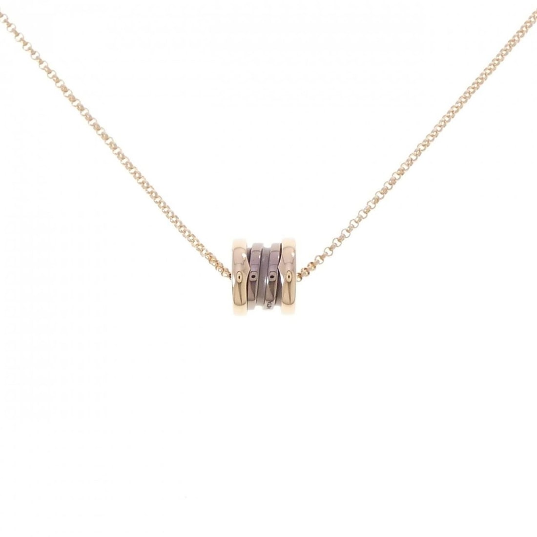 Bvlgari B.zero1 necklace: --- Catalog ---Category: SizePendant Size: 9.2mm x 7.3mm / 0.36'' x 0.28''Neck Circumference: 38 cm - 43 cm / 14.96'' - 16.92''Category: DesignColor: Black, Pink goldGender: WomenMaterial: Ceramic,