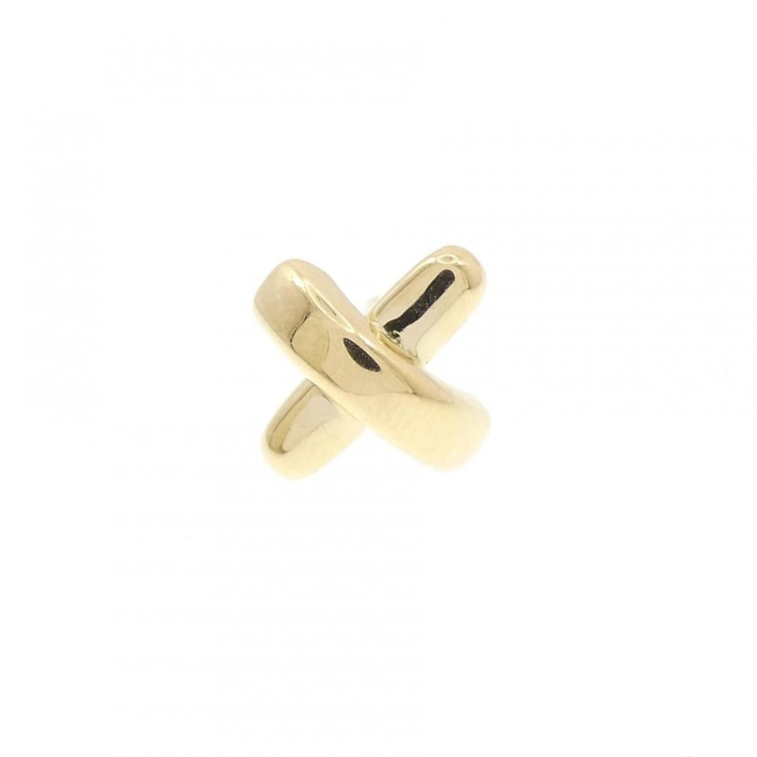 Tiffany & Co. Cross Stitch Earring (Single Earring): --- Catalog ---Category: SizeSize (HxWxD): 7.30mm x 7.30mm / 0.29'' x 0.29''Category: DesignType: Stud earringsColor: Yellow goldGender: WomenMaterial: Yellow gold (18K)Single earring: YesCategory: Ge