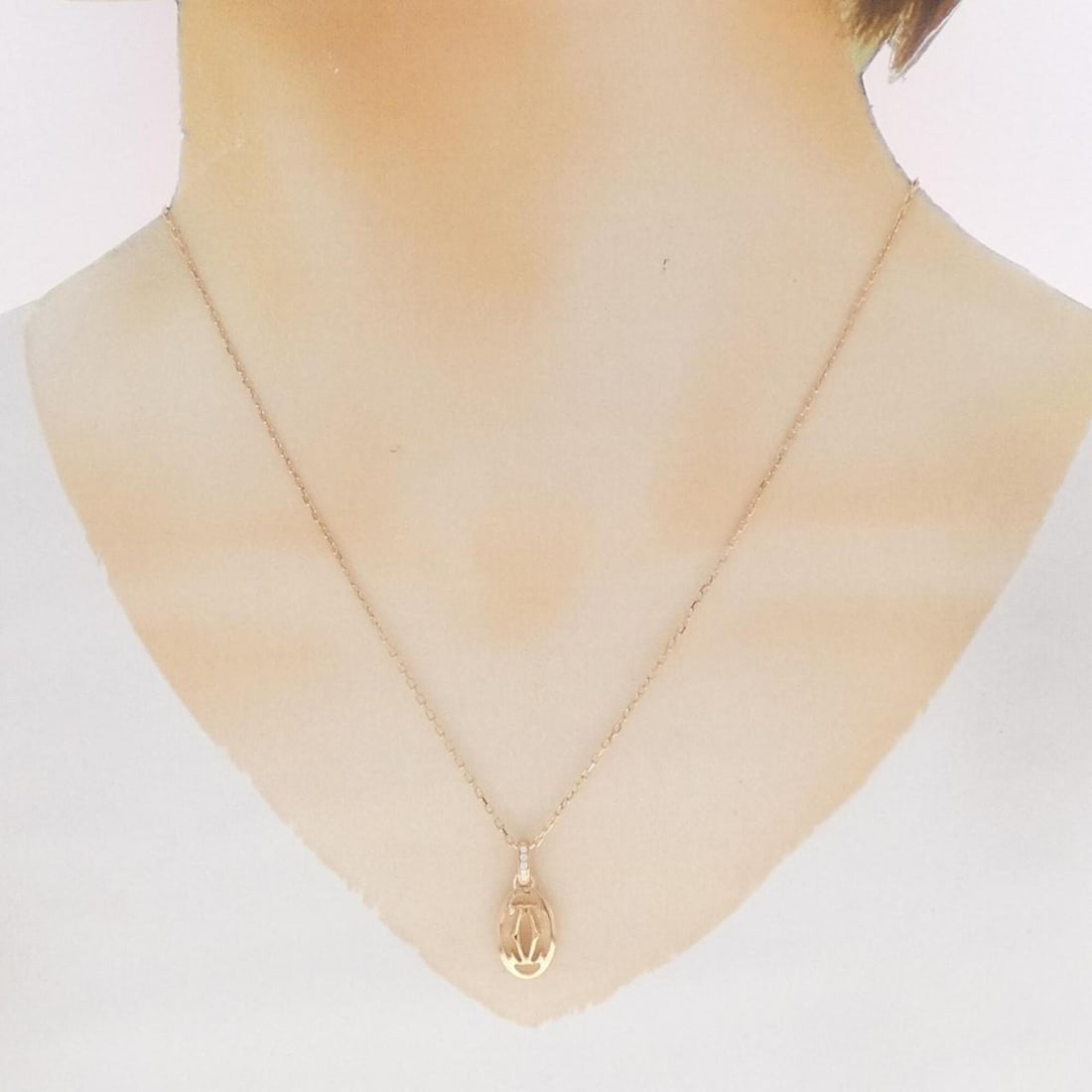 Cartier logo necklace - 6