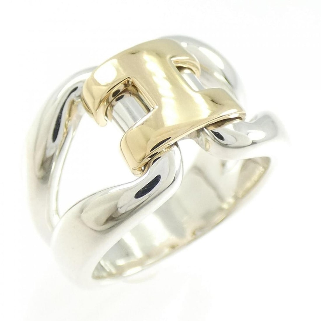 Hermes Hermès History Ring: --- Catalog ---Category: SizeUS Size: 7Brand Size: 54Category: DesignType: Band ringGender: WomenCategory: GeneralBrand: Hermes--- Item List ---Section: ConditionRanking: Rank A Used - A few traces