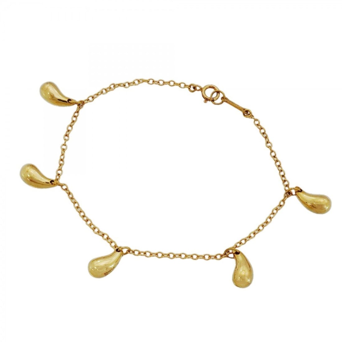 Tiffany & Co. Teardrop Bracelet, 5-Piece Set, 18K Yellow Gold, Women's: --- Catalog ---Category: SizeLength: 17.5cm / 6.88''Category: DesignType: Charm braceletGender: WomenMaterial: Yellow gold (18K)Category: GeneralBrand: Tiffany--- Item List ---Section: ConditionRankin