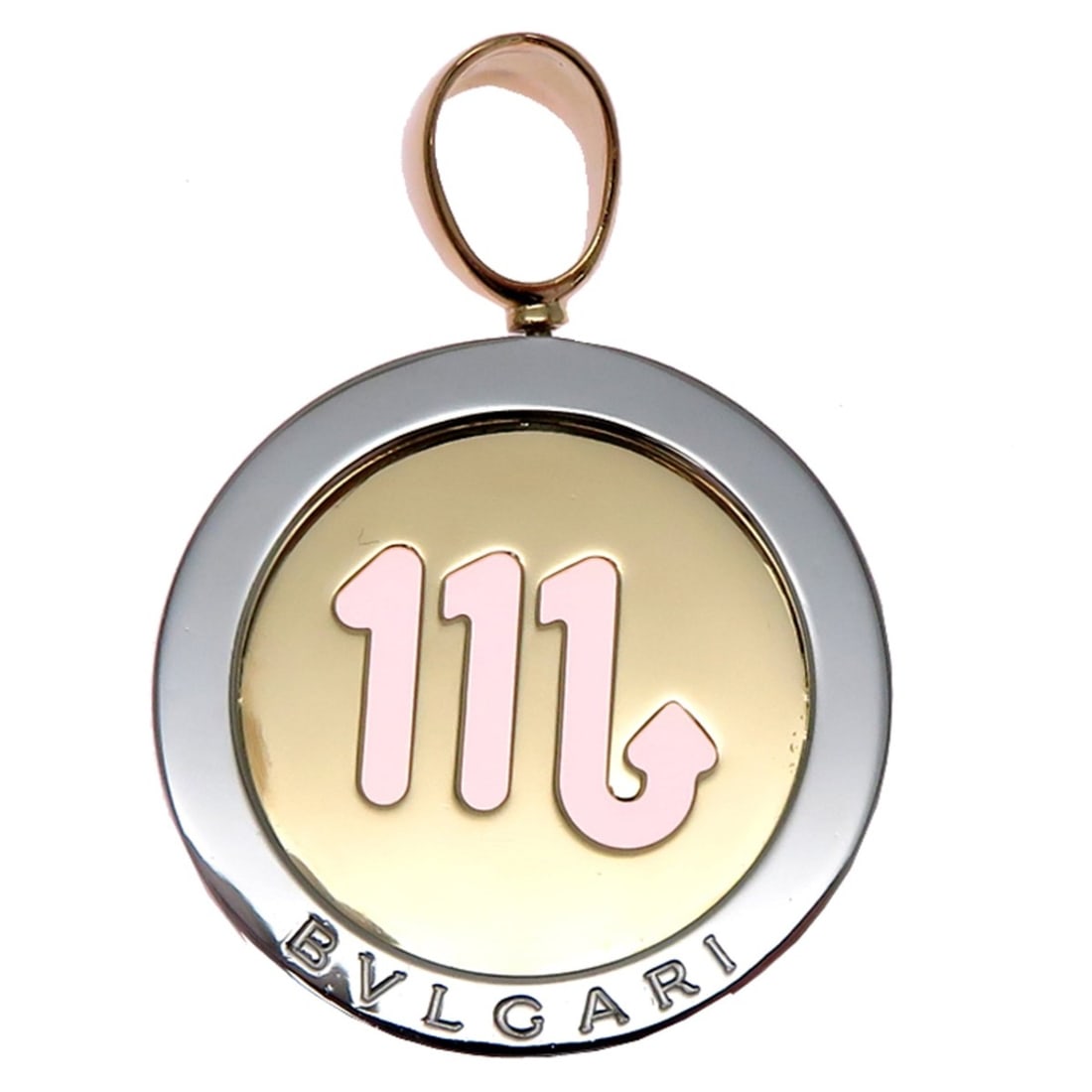 Bvlgari Tondo Scorpio Pendant Top for Women and Men, 18K Yellow Gold: --- Catalog ---Category: SizePendant Size: 31.3mm x 31.3mm / 1.23'' x 1.23''Category: DesignGender: Men,WomenMaterial: Stainless steel, Yellow gold (18K)Necklace Type: PendantCategory: GeneralBrand: