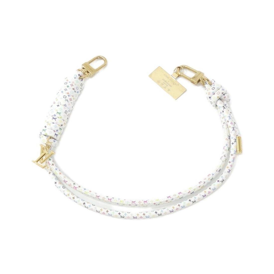 Louis Vuitton Multicolor (LV X™) Bag Charm Knot M03741 Accessory: --- Catalog ---Category: DesignType: Handbag charmColor: Gold, Multi-color, WhiteGender: Men,WomenCategory: GeneralMPN: M03741Brand: Louis Vuitton--- Item List ---Section: ConditionRanking: Rank A