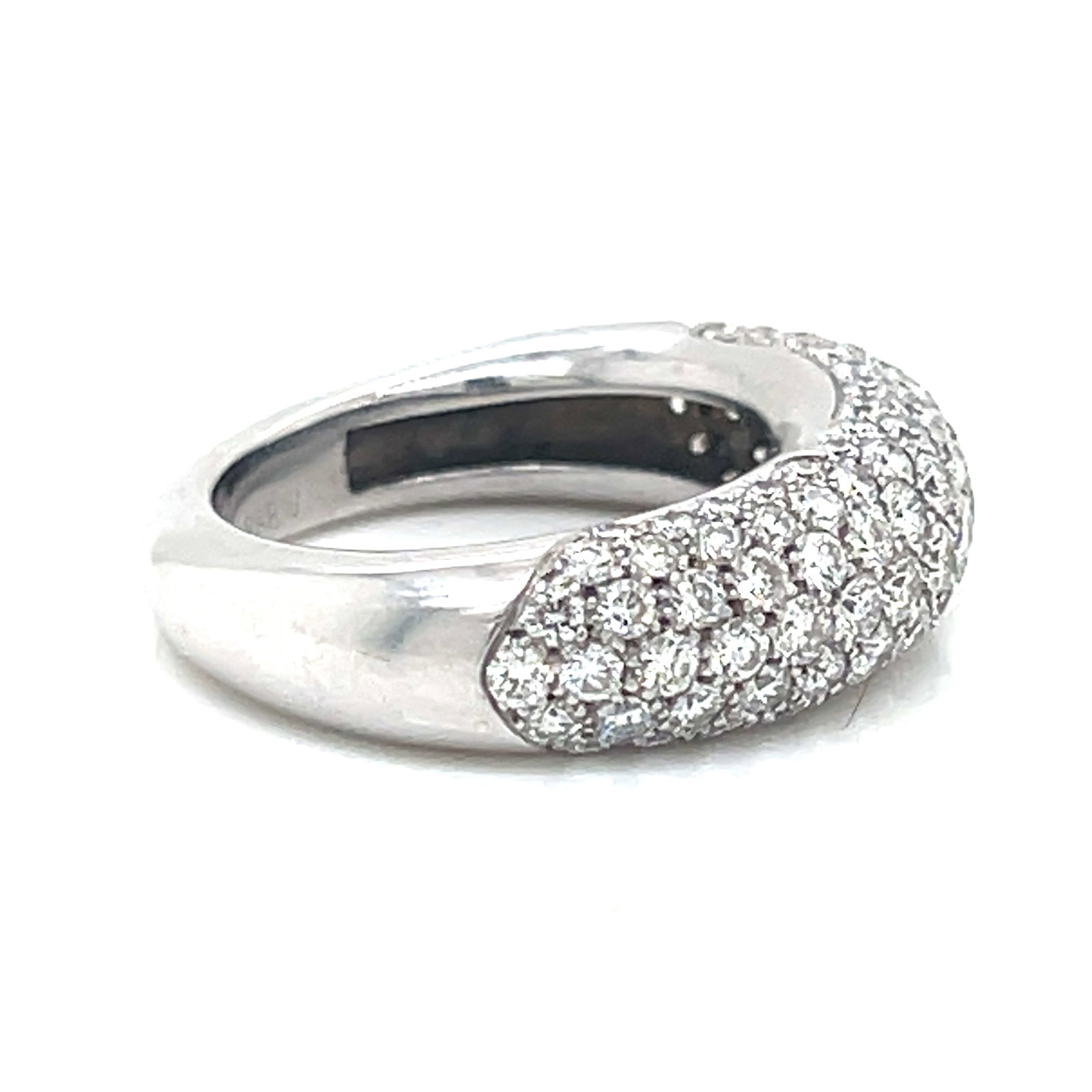 CHAUMET 18k Diamond Half Eternity Ring - 3